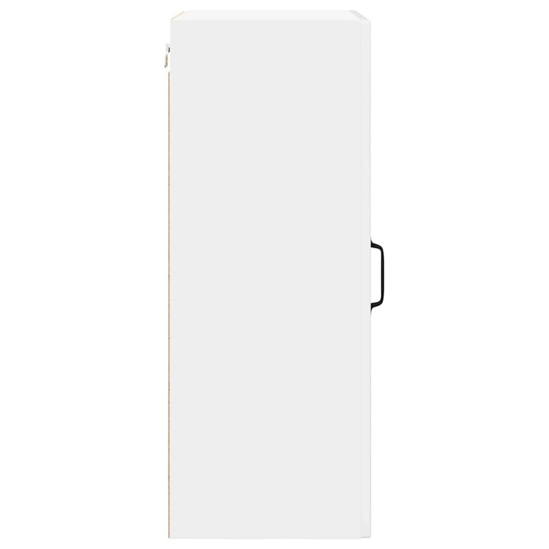 vidaXL Kitchen Cabinet with Shelf High Gloss White 50 x 31 x 80 cm