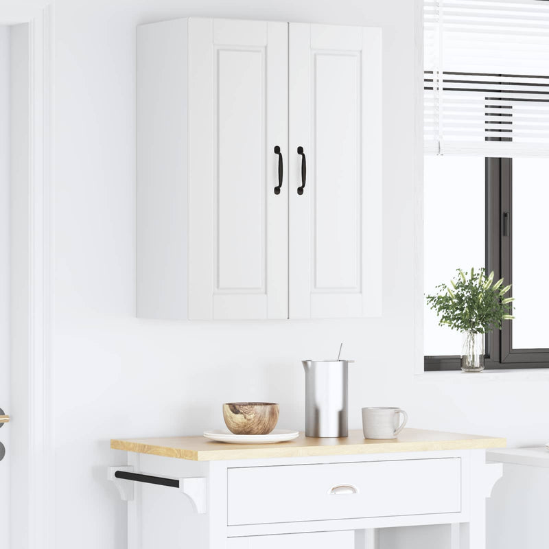 vidaXL Kitchen Cabinet with Door White 60 x 31 x 80 cm Engineered Wood