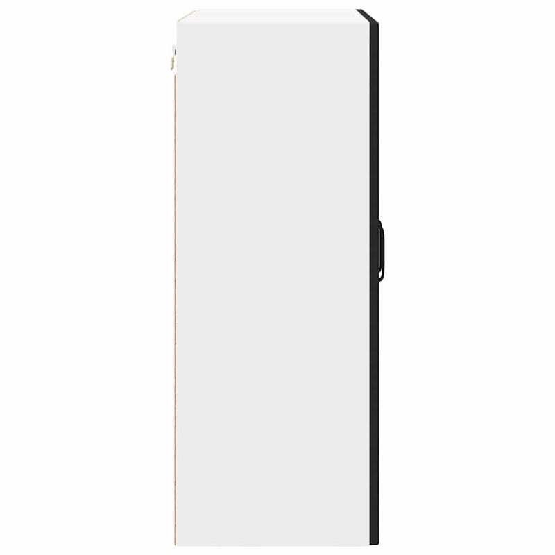 vidaXL Kitchen Cabinet with Door Black 60 x 31 x 80 cm Engineered Wood