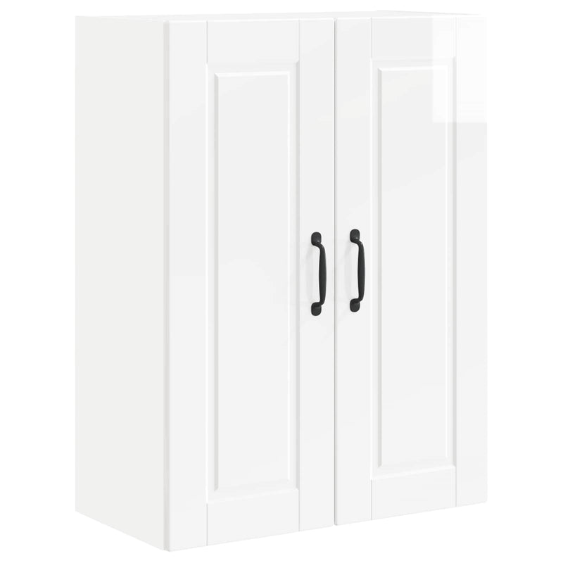 vidaXL Kitchen Cabinet with Shelf High Gloss White 60 x 31 x 80 cm