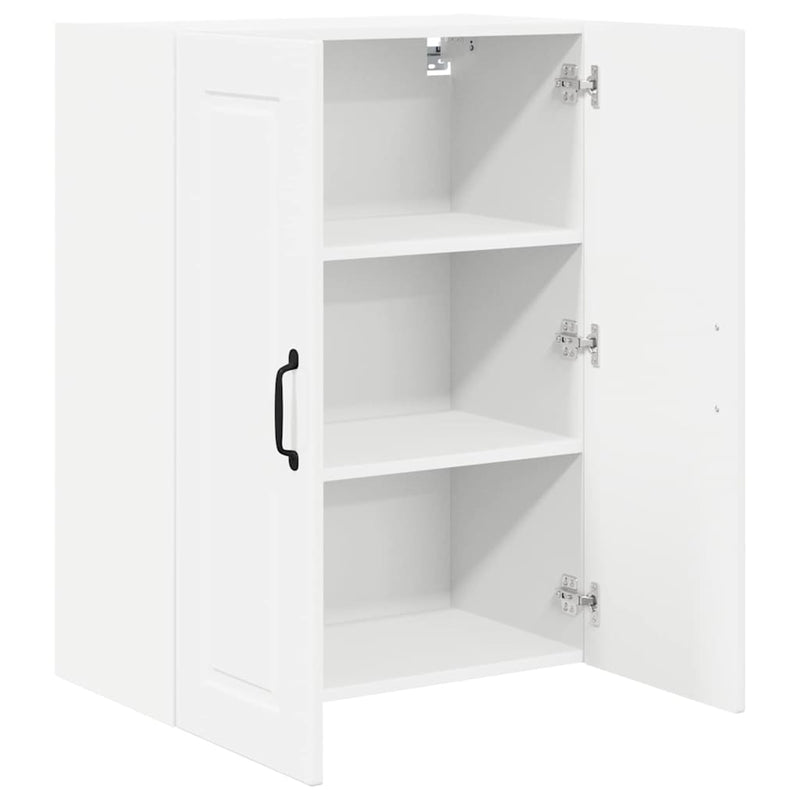 vidaXL Kitchen Cabinet with Shelf High Gloss White 60 x 31 x 80 cm