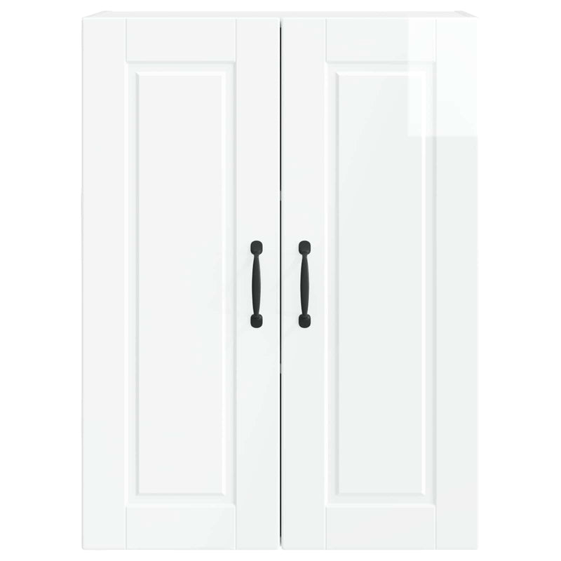vidaXL Kitchen Cabinet with Shelf High Gloss White 60 x 31 x 80 cm