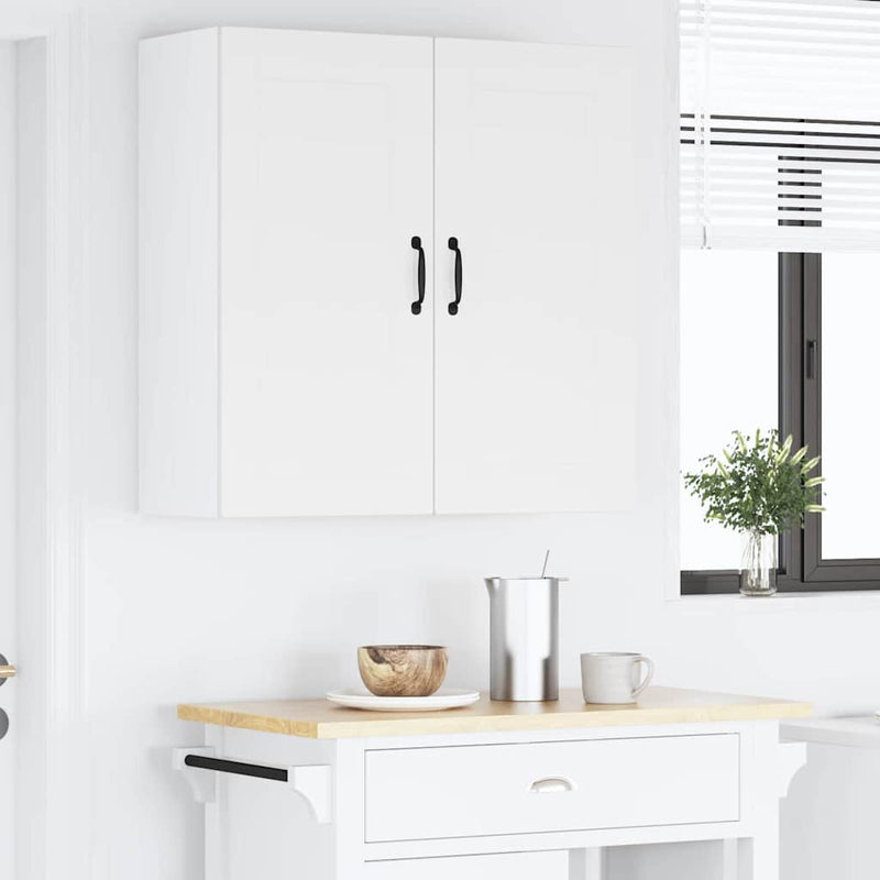 vidaXL Kitchen Cabinet with Door White 80 x 31 x 80 cm Engineered Wood