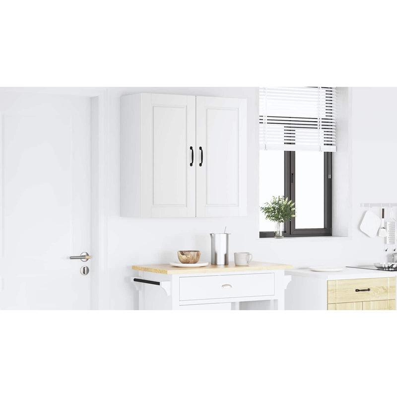 vidaXL Kitchen Cabinet with Door White 80 x 31 x 80 cm Engineered Wood