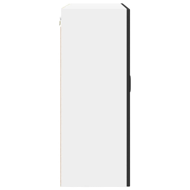 vidaXL Kitchen Cabinet with Door Black 80 x 31 x 80 cm Engineered Wood