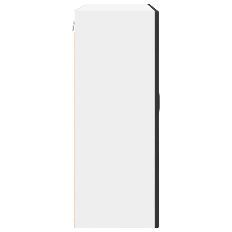 vidaXL Kitchen Cabinet with Door Black 80 x 31 x 80 cm Engineered Wood