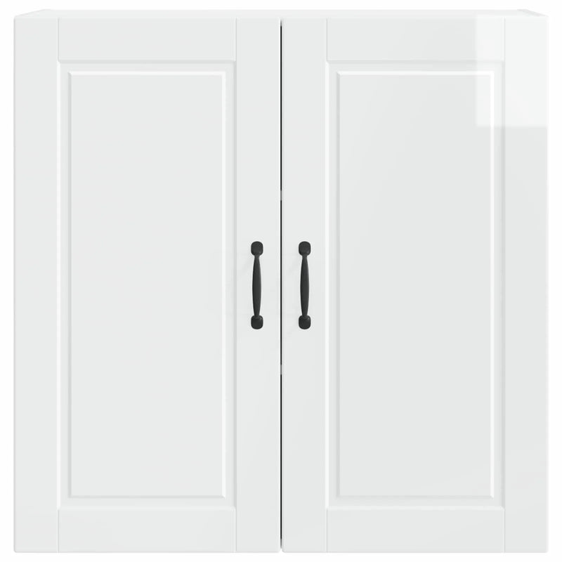 Dishwasher Panel with Shelf High Gloss White 80 x 31 x 80 cm