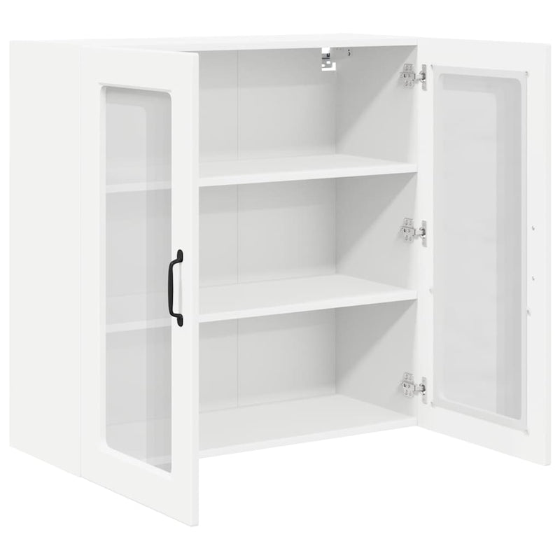 vidaXL Kitchen Cabinet with Door White 80 x 31 x 80 cm Engineered Wood