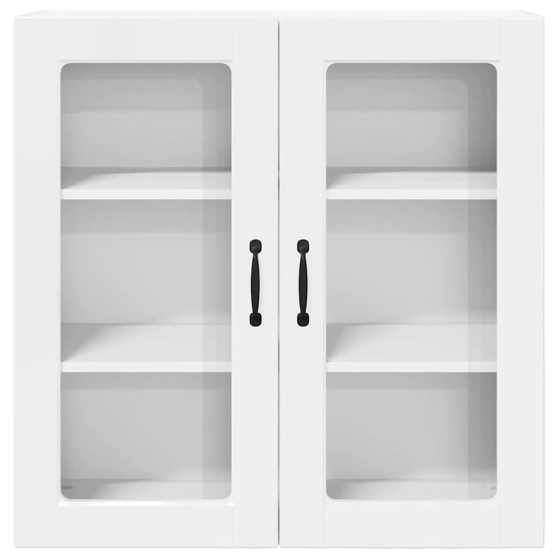 vidaXL Kitchen Cabinet with Shelf High Gloss White 80 x 31 x 80 cm