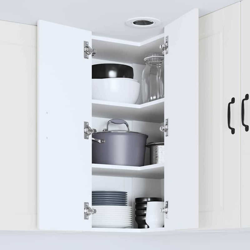 vidaXL Kitchen Cabinet with Door White 57 x 57 x 80 cm Engineered Wood