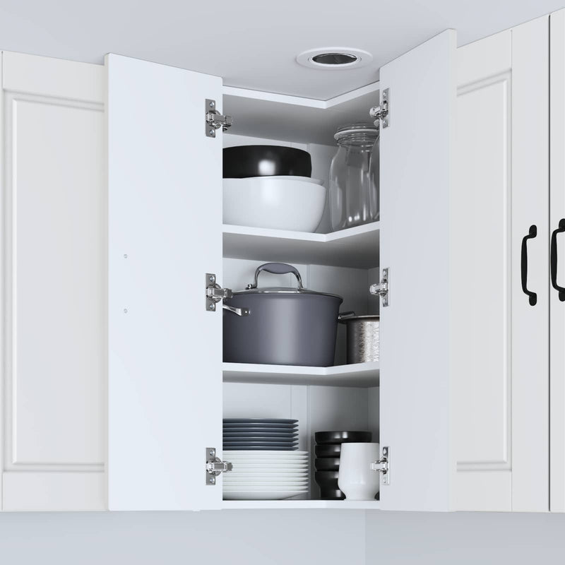 vidaXL Kitchen Cabinet with Door White 57 x 57 x 80 cm Engineered Wood