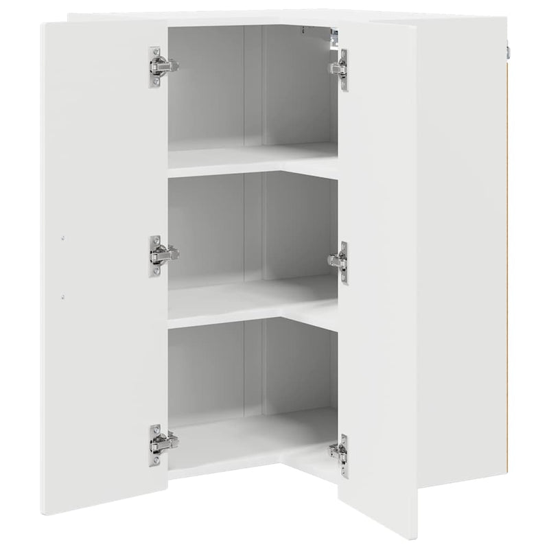 vidaXL Kitchen Cabinet with Door White 57 x 57 x 80 cm Engineered Wood
