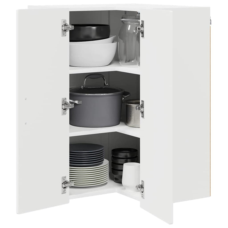 vidaXL Kitchen Cabinet with Door White 57 x 57 x 80 cm Engineered Wood
