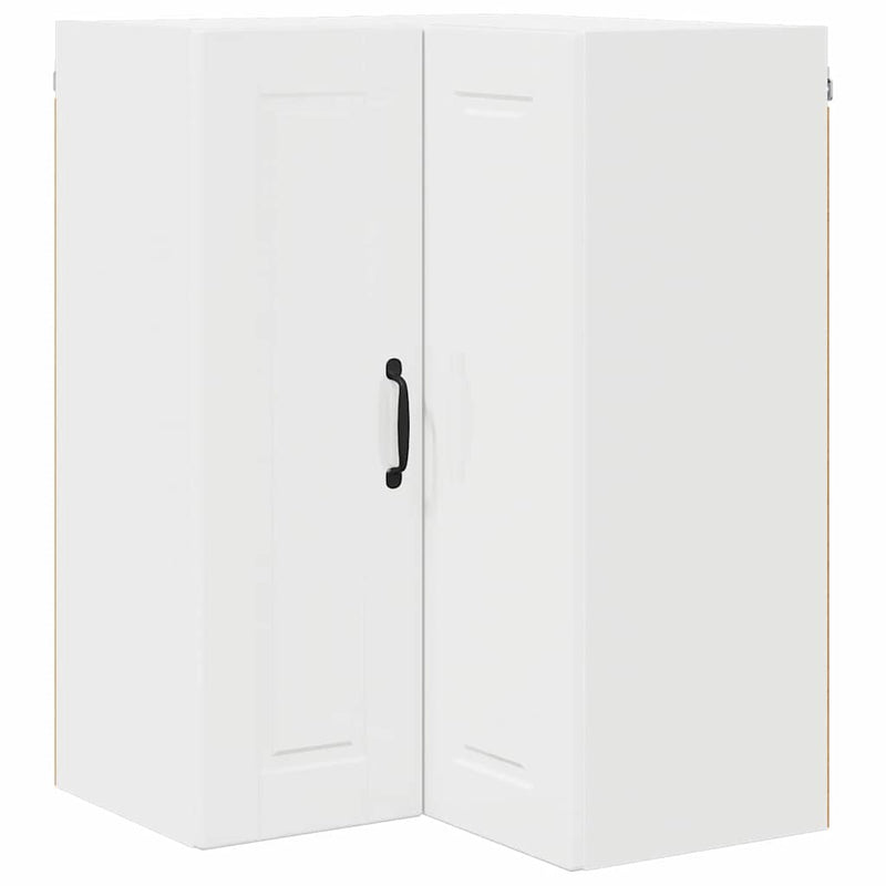 vidaXL Kitchen Cabinet with Shelf High Gloss White 57 x 57 x 80 cm