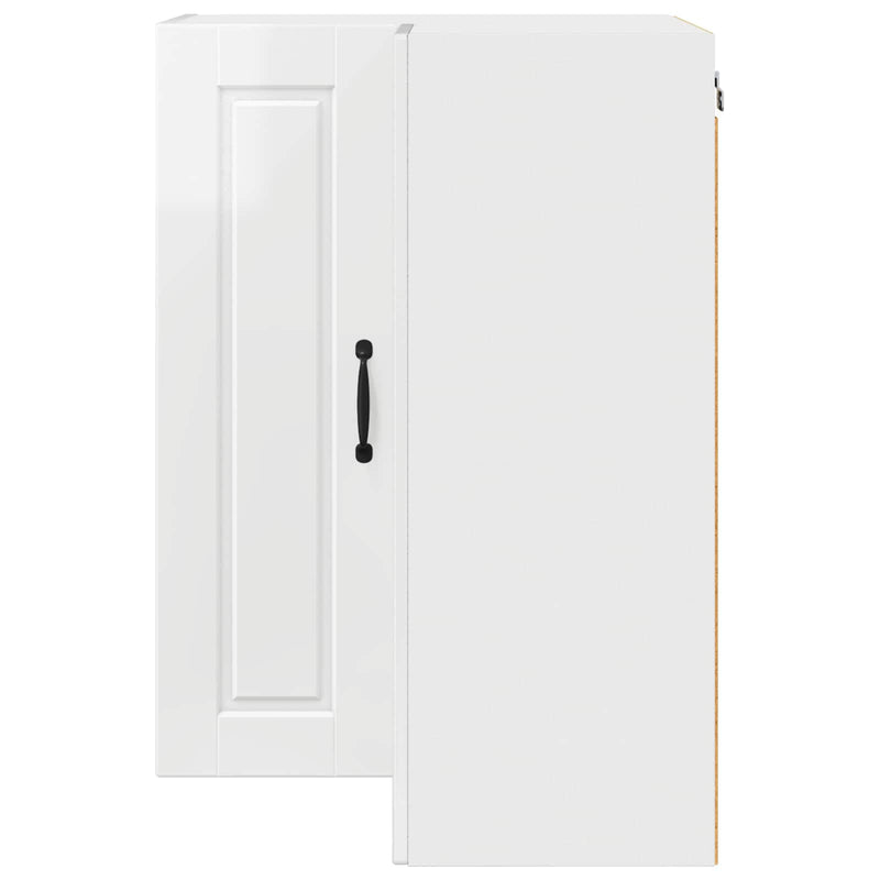 vidaXL Kitchen Cabinet with Shelf High Gloss White 57 x 57 x 80 cm