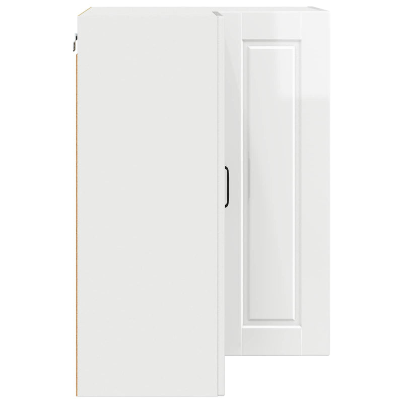 vidaXL Kitchen Cabinet with Shelf High Gloss White 57 x 57 x 80 cm