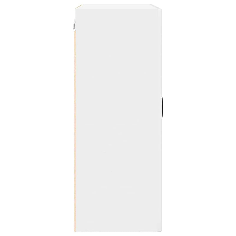 vidaXL Kitchen Cabinet with Shelf High Gloss White 60 x 31 x 80 cm