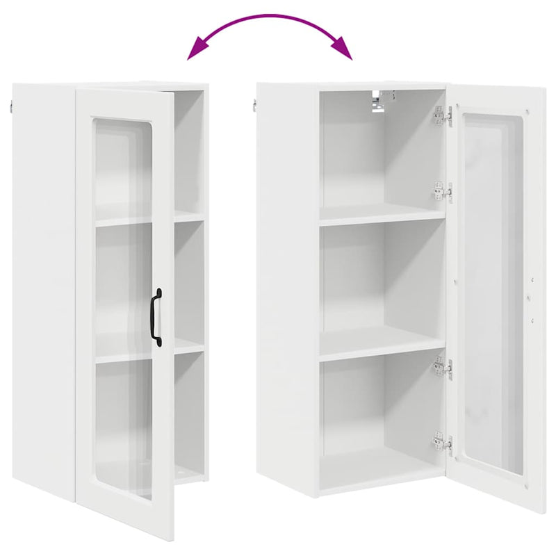 vidaXL Kitchen Cabinet White 40 x 31 x 100 cm Engineered Wood