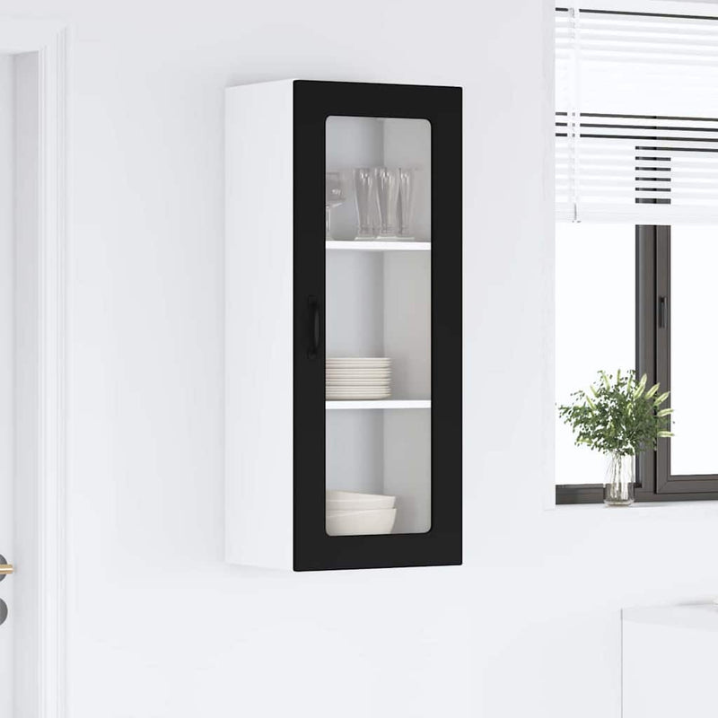 vidaXL Kitchen Cabinet Black 40 x 31 x 100 cm Engineered Wood