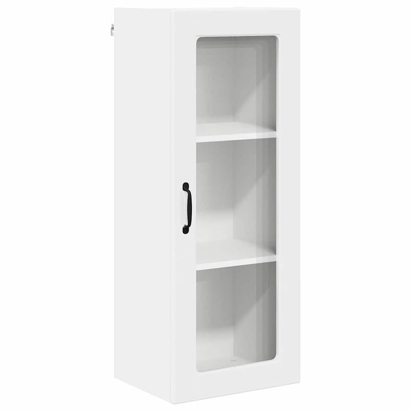vidaXL Kitchen Cabinet with Shelf High Gloss White 40 x 31 x 100 cm
