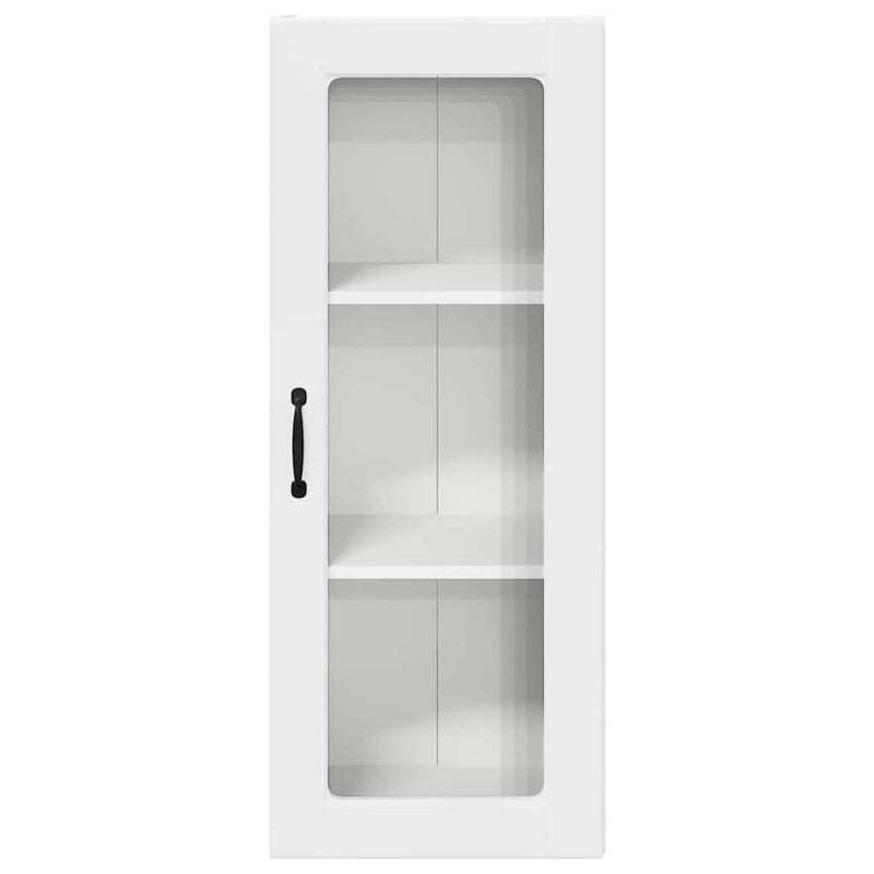 vidaXL Kitchen Cabinet with Shelf High Gloss White 40 x 31 x 100 cm