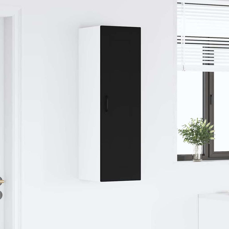 vidaXL Kitchen Cabinet Black 30 x 31 x 100 cm Engineered Wood