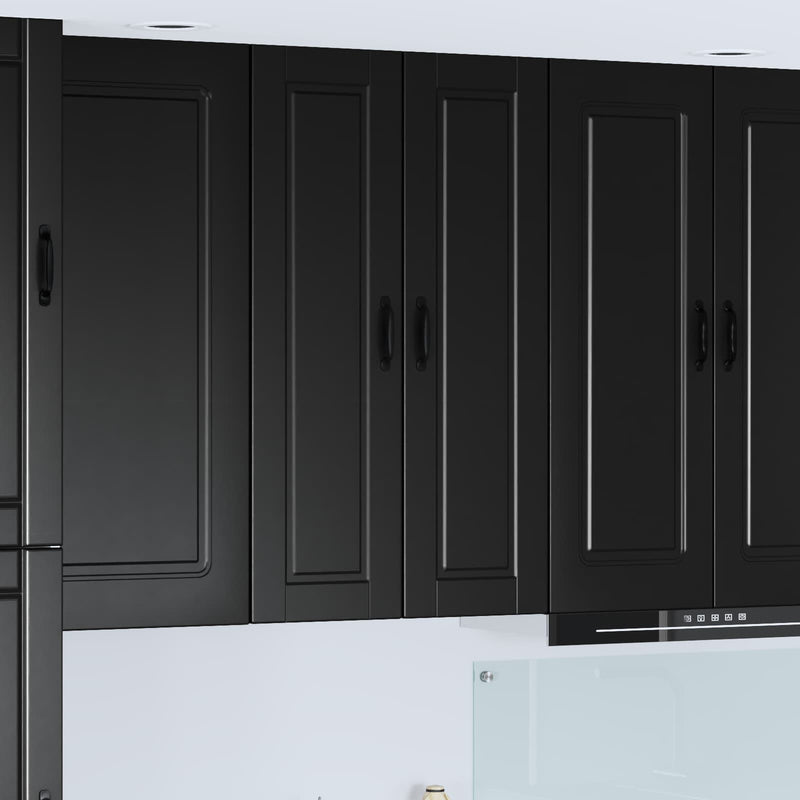 vidaXL Kitchen Cabinet Black 30 x 31 x 100 cm Engineered Wood