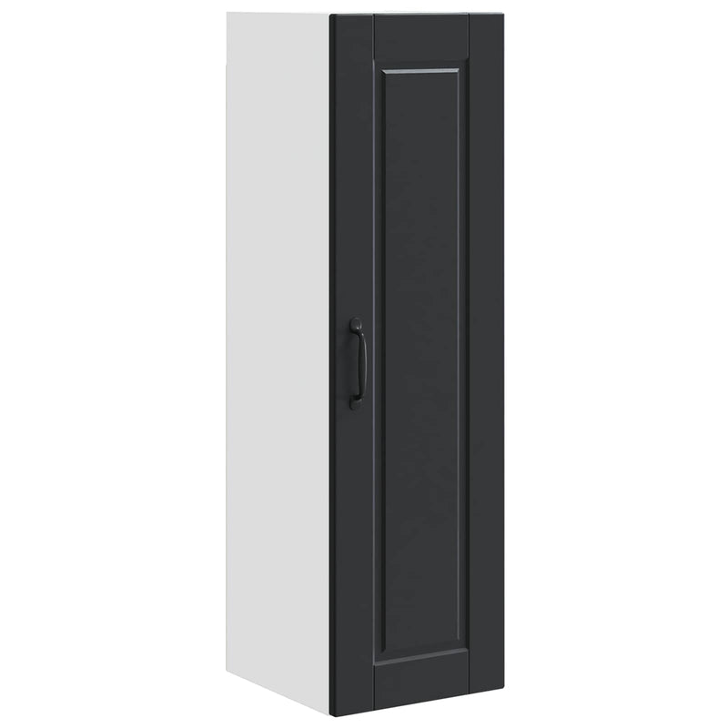 vidaXL Kitchen Cabinet Black 30 x 31 x 100 cm Engineered Wood