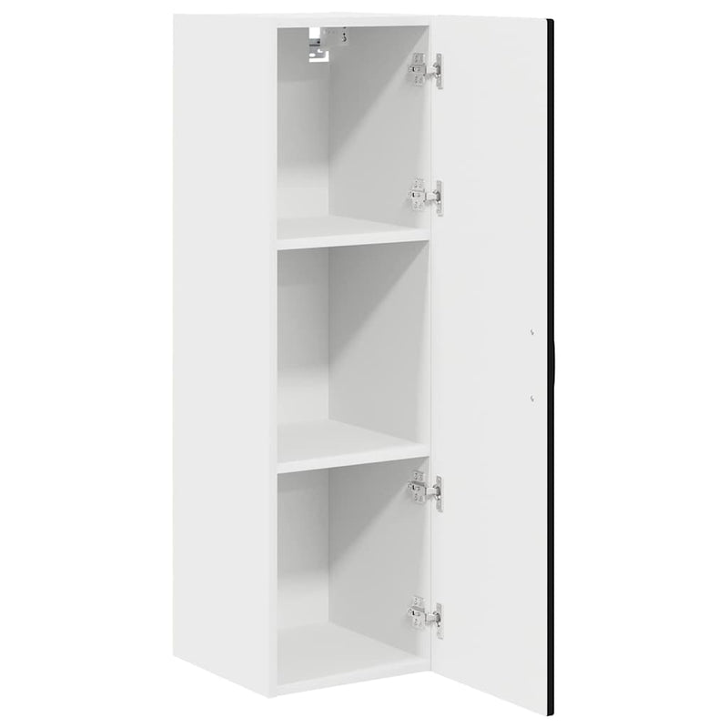vidaXL Kitchen Cabinet Black 30 x 31 x 100 cm Engineered Wood