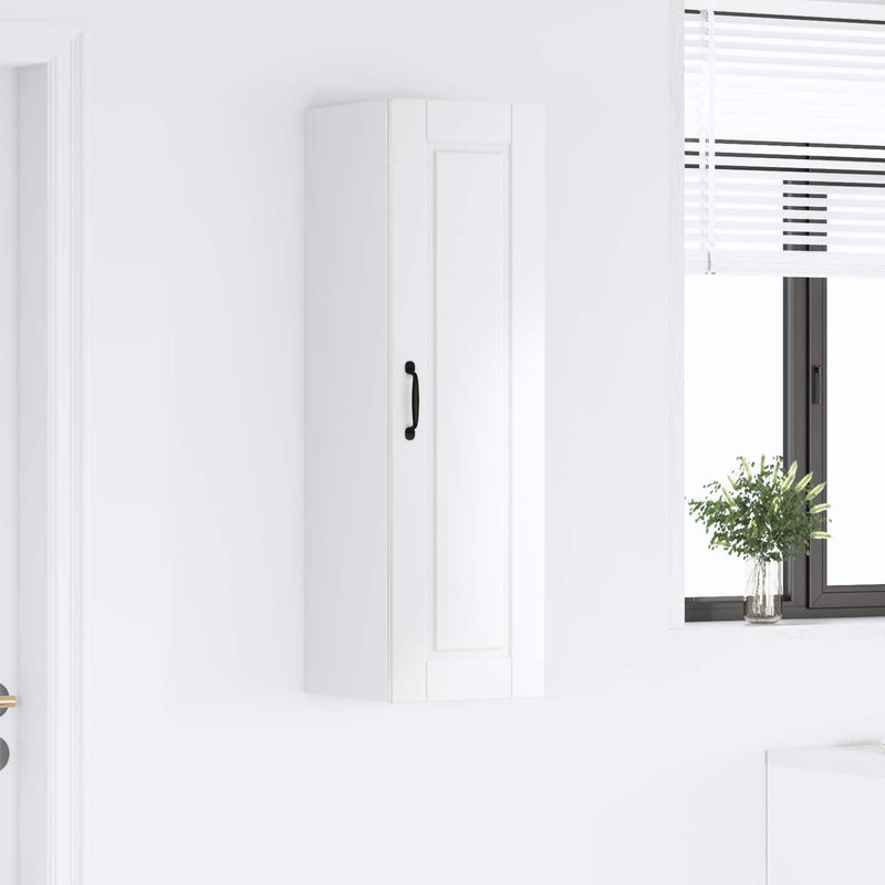 vidaXL Kitchen Cabinet with Shelf High Gloss White 30 x 31 x 100 cm
