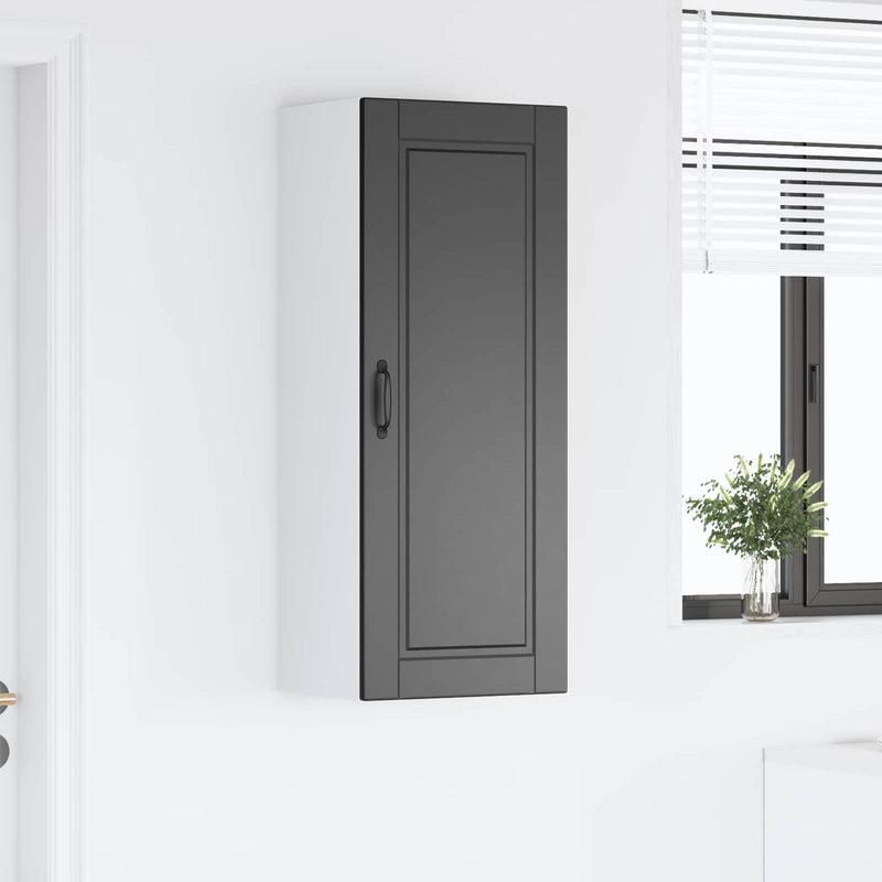 vidaXL Kitchen Wall Cabinet Black 40 x 31 x 100 cm Engineered Wood