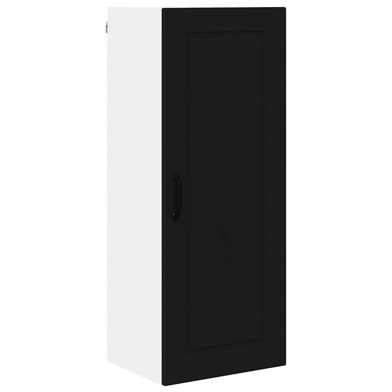 vidaXL Kitchen Wall Cabinet Black 40 x 31 x 100 cm Engineered Wood