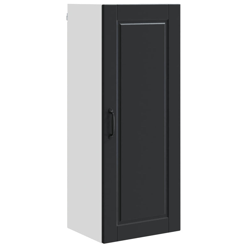 vidaXL Kitchen Wall Cabinet Black 40 x 31 x 100 cm Engineered Wood