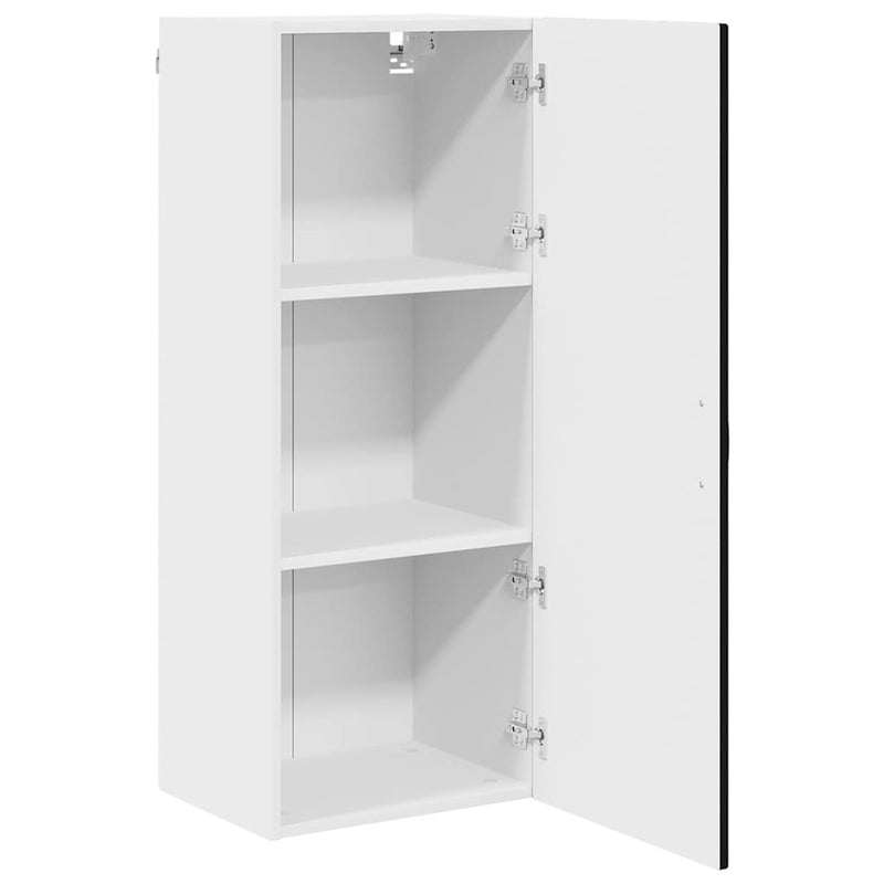 vidaXL Kitchen Wall Cabinet Black 40 x 31 x 100 cm Engineered Wood