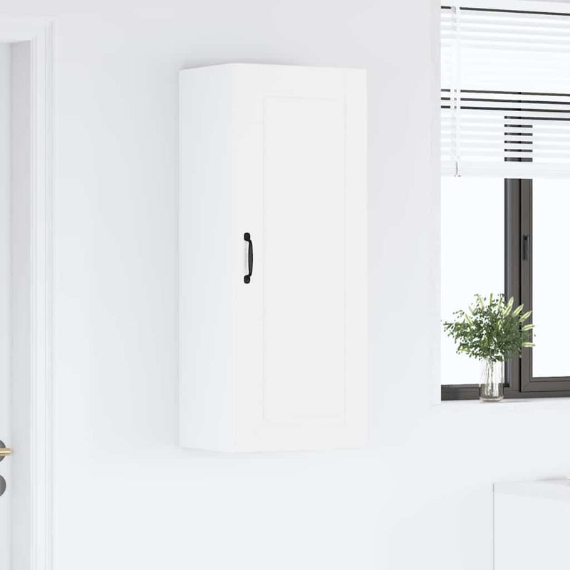 vidaXL Kitchen Cabinet with Shelf High Gloss White 40 x 31 x 100 cm