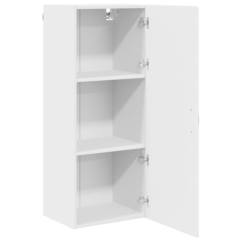 vidaXL Kitchen Cabinet with Shelf High Gloss White 40 x 31 x 100 cm