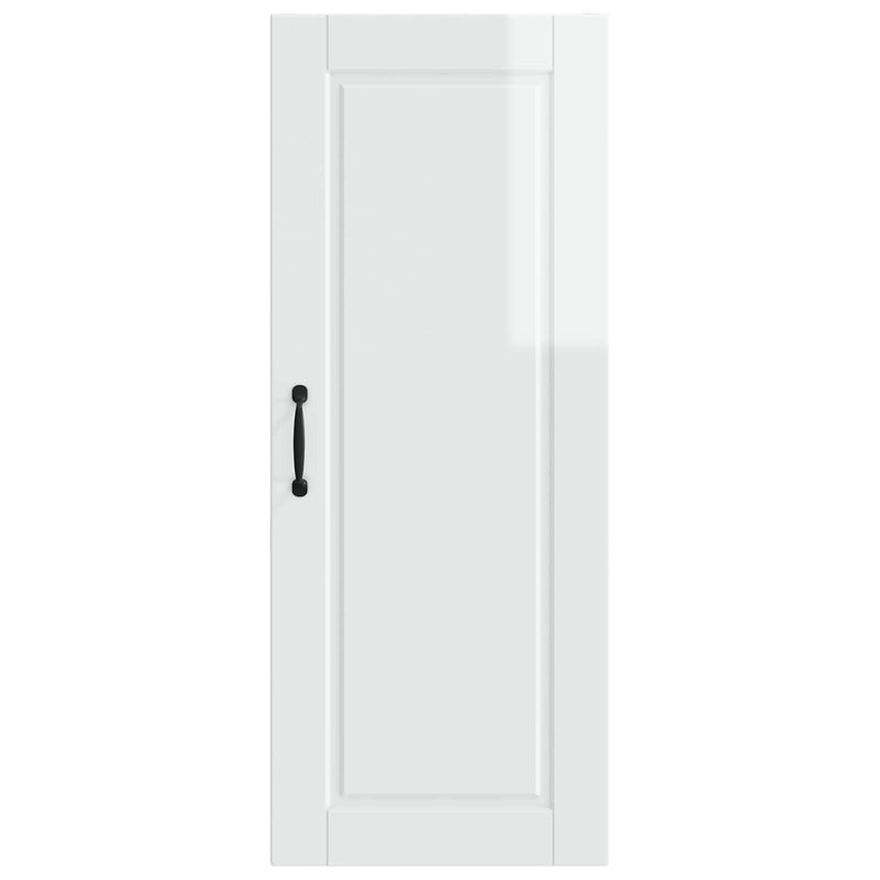 vidaXL Kitchen Cabinet with Shelf High Gloss White 40 x 31 x 100 cm