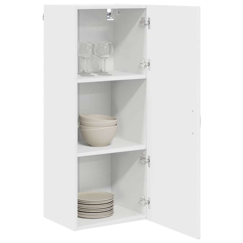 vidaXL Kitchen Cabinet with Shelf High Gloss White 40 x 31 x 100 cm