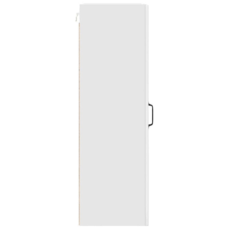 vidaXL Kitchen Cabinet with Shelf High Gloss White 40 x 31 x 100 cm