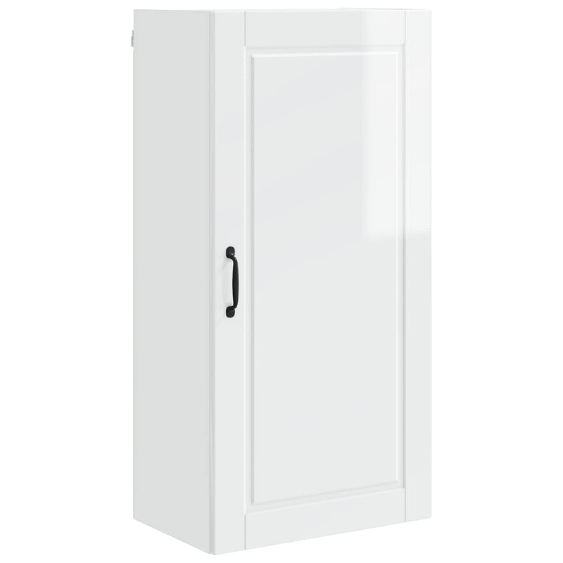 vidaXL Kitchen Cabinet with Shelf High Gloss White 50 x 31 x 100 cm
