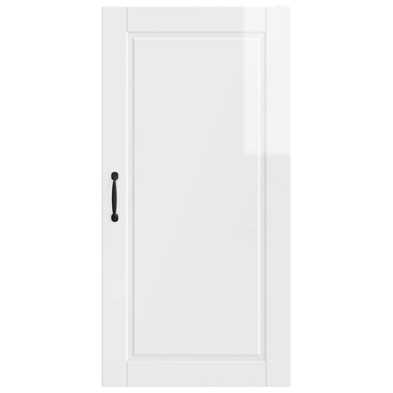 vidaXL Kitchen Cabinet with Shelf High Gloss White 50 x 31 x 100 cm
