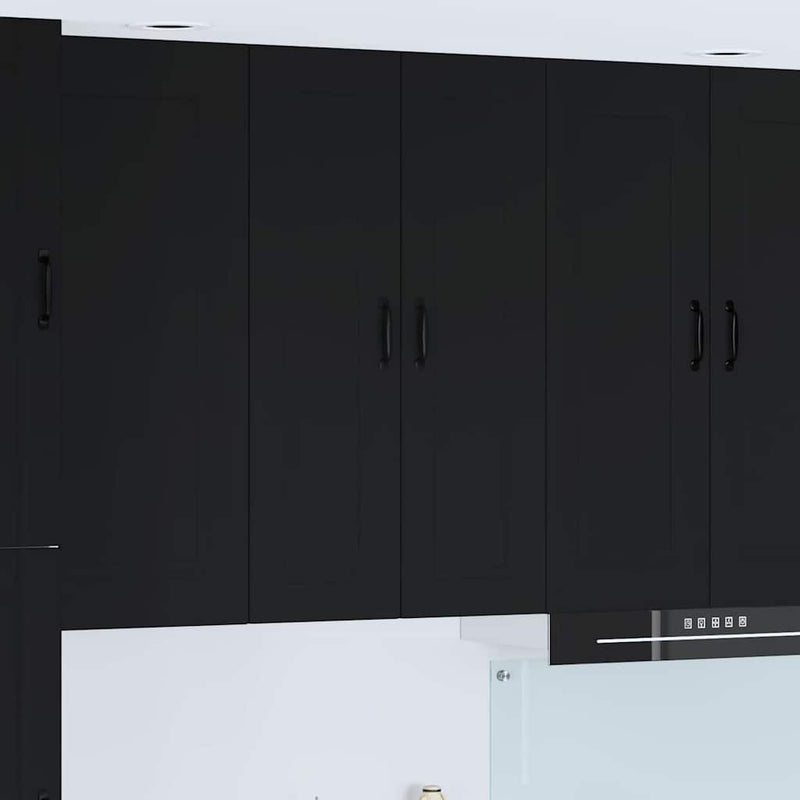 vidaXL Kitchen Cabinet Black 60 x 31 x 100 cm Engineered Wood