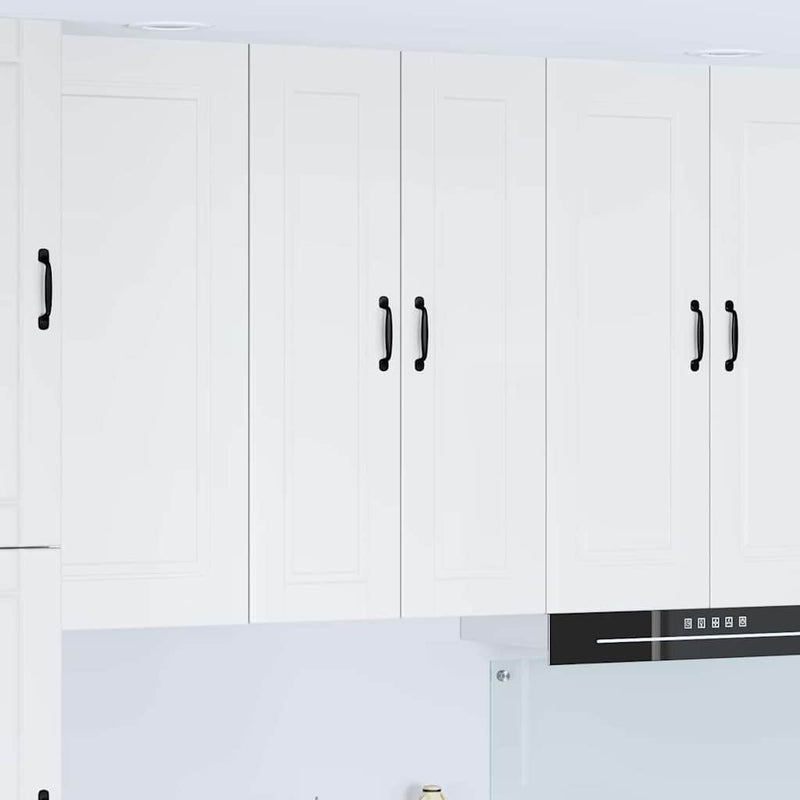 vidaXL Kitchen Cabinet with Shelf High Gloss White 60 x 31 x 100 cm