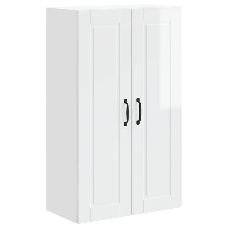 vidaXL Kitchen Cabinet with Shelf High Gloss White 60 x 31 x 100 cm