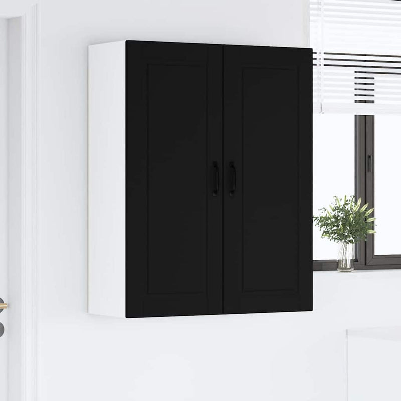 vidaXL Kitchen Cabinet Black 80 x 31 x 100 cm Engineered Wood
