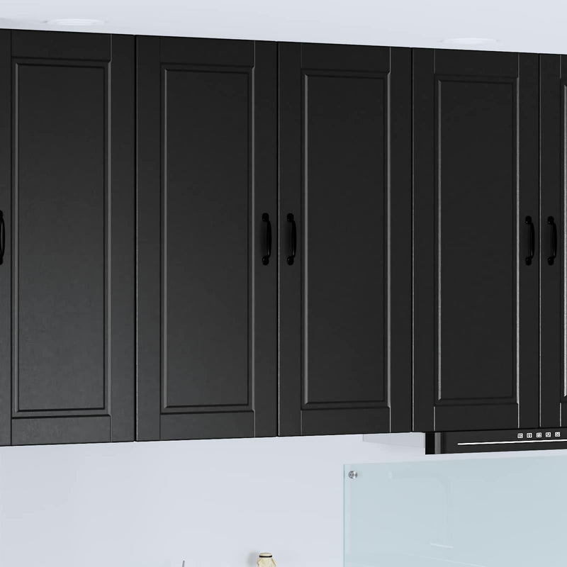 vidaXL Kitchen Cabinet Black 80 x 31 x 100 cm Engineered Wood