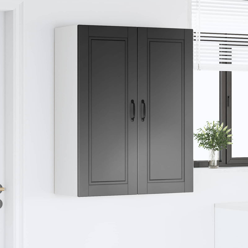 vidaXL Kitchen Cabinet Black 80 x 31 x 100 cm Engineered Wood