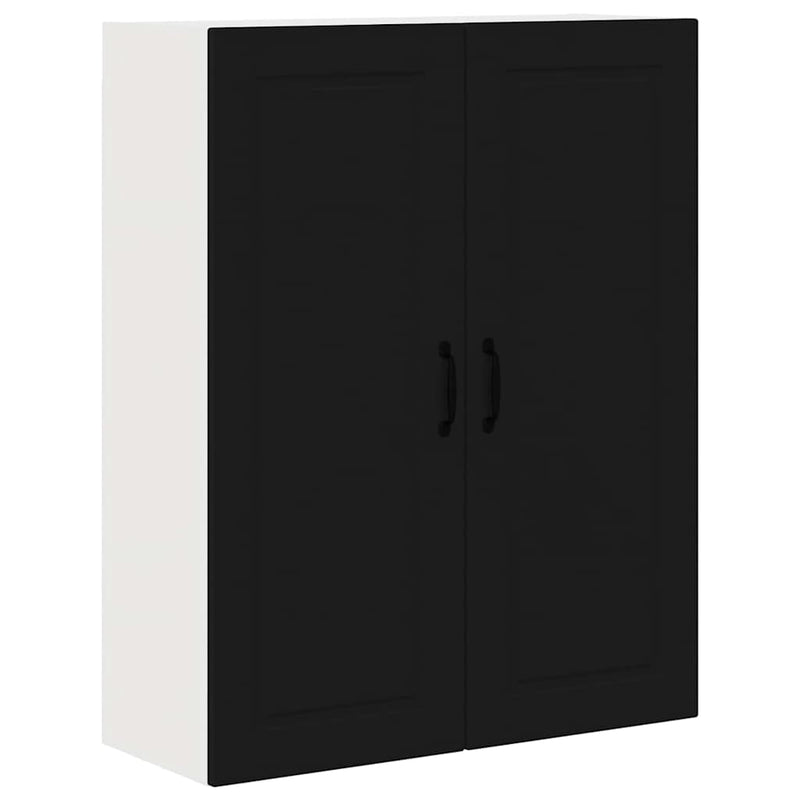 vidaXL Kitchen Cabinet Black 80 x 31 x 100 cm Engineered Wood