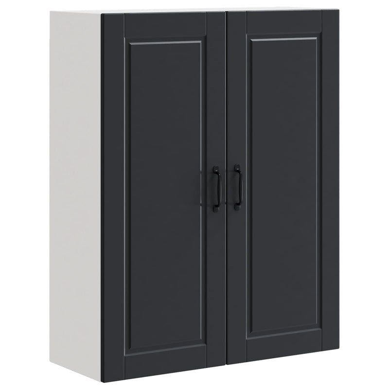 vidaXL Kitchen Cabinet Black 80 x 31 x 100 cm Engineered Wood