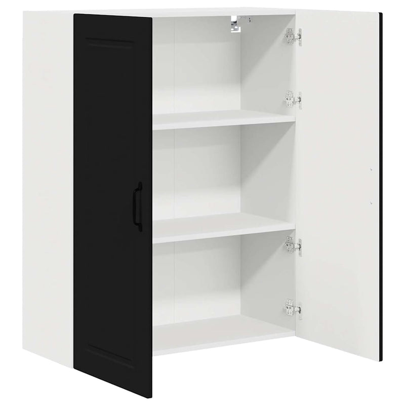vidaXL Kitchen Cabinet Black 80 x 31 x 100 cm Engineered Wood
